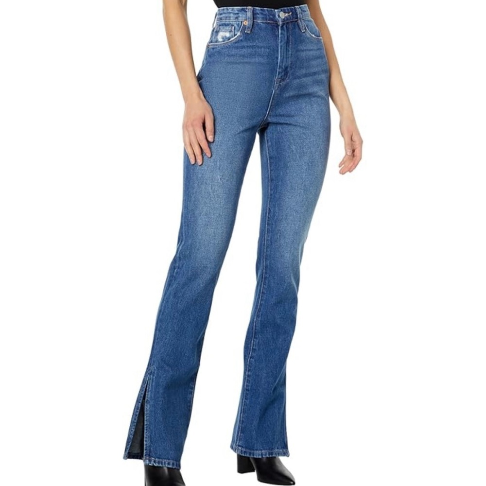 Blank NYC The Cooper Long Slim Straight Blue Jeans